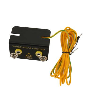 Verdant Touch ESD wrist strap socket ESD wrist strap grounding plug with 1.6 m cable 2-hole antistatic ring terminal socket