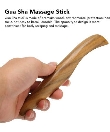Jauarta Gua Sha Stick - Muscle Relaxing & Stress Relief | Professional Wooden Scraping Massager for Full Body Care - Buy Online on GoSupps.com