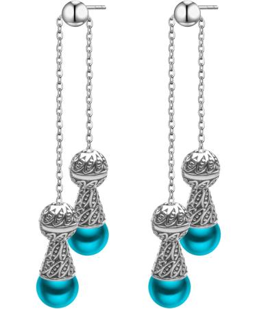 Tibetan Bead Caps 100g - Antique Silver Alloy Cone Flower Tassel End Caps for Jewelry Making - DIY Crafts - Buy Online on GoSupps.com