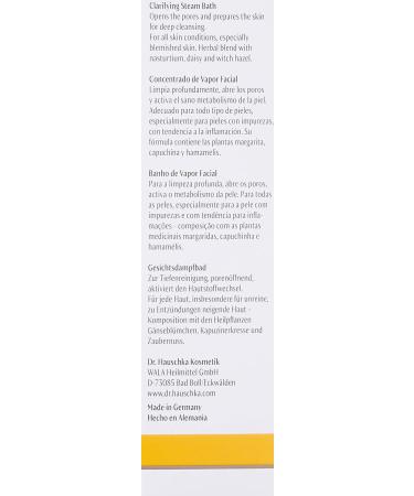 Dr. Hauschka Clarifying Steam Bath 3.4 Fl Oz - Purifying Herbal Facial Treatment - Buy Online on GoSupps.com