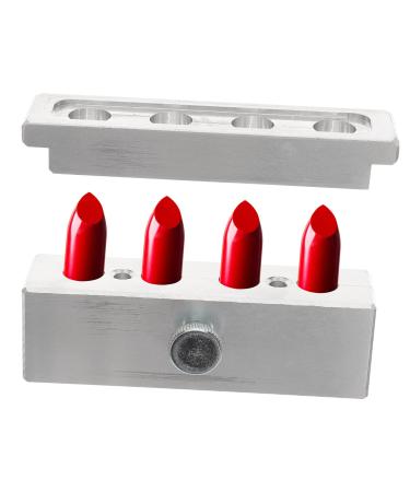 FOMIYES 4 Sets Lipstick Mold - DIY Lip Gloss & Lip Balm Kit | Aluminum Alloy Holder for Lip Balm Making - Buy Online on GoSupps.com