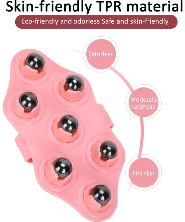 Hand-Shaped Massage Shoe Body Massager with 7 360 Roller Balls Deep Tissue Relief for Neck Foot & Thighs - Buy Online on GoSupps.com