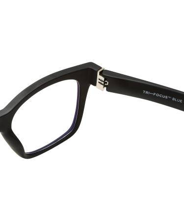 SAV Eyewear Blue Light Readers - Barcelona Design +1.25 Magnification Stylish Black Glasses for Eye Protection - Buy Online on GoSupps.com