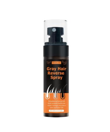 Herbal Gray Hair Reverse Spray | Smoothing Darkening & Growth Serum for Thinning Hair | Polygonum Multiflorum Conditioner for Men & Women - Buy Online on GoSupps.com