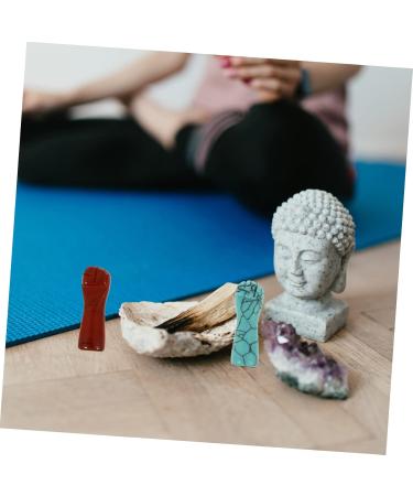 FOMIYES Fist Crystal Column Decor Set - Amethyst Aura Crystals for Home & Ear Pads - Unique Rose Crystal Tower & Mineral Wand Decorations - Buy Online on GoSupps.com
