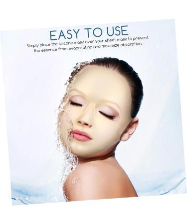 Beaupretty 3 pi ces Masques Visage Silicone R utilisables Couvre-masque Hydratant Anti- vaporation Confortable - Buy Online on GoSupps.com