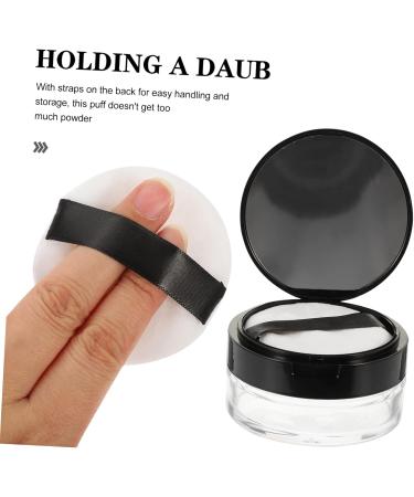 HAPINARY 1 Set makeup foundation highlighter filling Fashion female powder holder powder puff box powder puff with storage mini face powder loose powder face powder jars Compact - Buy Online on GoSupps.com