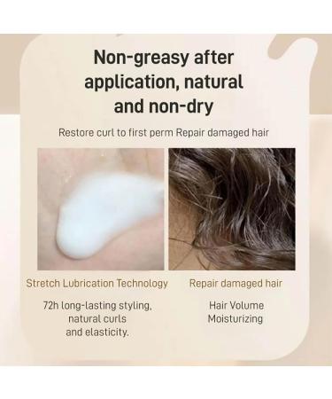 Moroccan Volume Moisturizing Elasticity Long-Lastin Styling Cream Long-lasting Styling Moroccan Hydrating Plumping Supple Hydrating Essential Oil Essence for Dry Damaged Curly Hair Care (1PCS) - Buy Online on GoSupps.com