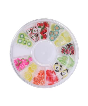 Housoutil Manicure Tool 12 Nail Beauty Accessories Nail Art Decor Diy Decoration for Nail Polymer Clay Slices for Nail Manicure Nail Protector