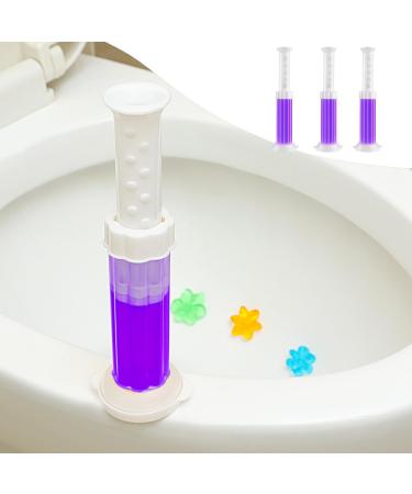 Toilet Gel Toilet Bowl Gel Printing 3 Kinds Of Aroma Toilet Cleaner Gel Printing Kit Freshener Refreshing Long-lasting Fragrance For Toilet BowlsToilet Basins and Sinks (Purple)