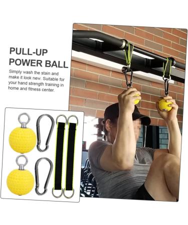 Beaupretty Grip Training Ball Set with 90 Angle Handles - Pull-Up Bar & Forearm Strap for Home Fitness - Buy Online on GoSupps.com