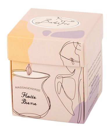 Badefee Massage Candle FLOTTE BIENE - Vanilla Scented Body Care & Massage | Natural Ingredients for Multiple Uses | International Shipping - Buy Online on GoSupps.com