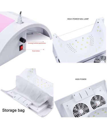 CYzpf Professional Electric Nail Drill with Nail Lamp and Nail Dryer for Acrylic Gel Poly Nails Curing and Removing Salon Home Use White One Size - Buy Online on GoSupps.com