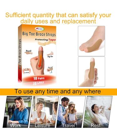 Rxuaw 10pcs Thumb Correction Patches Natural Ingredients Pain Relief Patches for Women Men Elder Kids Health Care Default - Buy Online on GoSupps.com