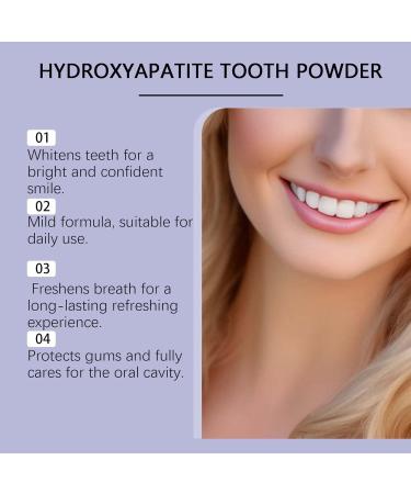  blmcoos Hydroxylapatite Remineralizing Dental Whitening Powder Mineral Powder for Dental Restoration Effective for Strengthening Teeth and Gums (8) - Buy Online on GoSupps.com