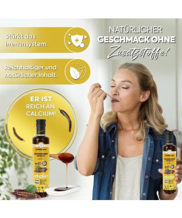 Z hre Mother Carob Extract - Vegan Carob Molasses - Blood Sugar Balancer - Gluten and Glucose Free - Natural Respiratory Support with Vitamins - Buy Online on GoSupps.com