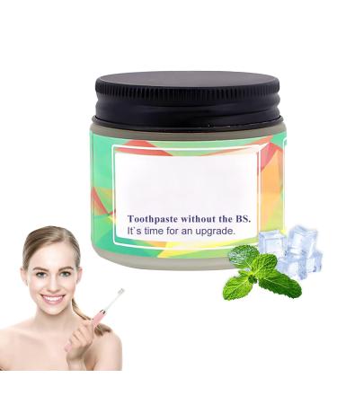 NOB Toothpaste Tablets Hydroxyapatite Chewable Toothpaste Eco-Friendly Travel Toothpaste Zero Waste Natural Paste Tabs(62Pcs)