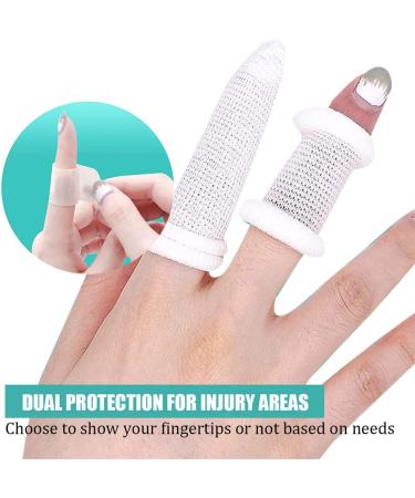 Finger Bandage 20 PCS Finger Cots Finger Protector First Aid Tubular Bandages Finger Sleeves for Finger Sprains Swelling - Buy Online on GoSupps.com
