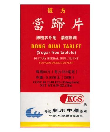Dong Quai Tablet (Fu Fang Dang GUI Pian) Sugar Free