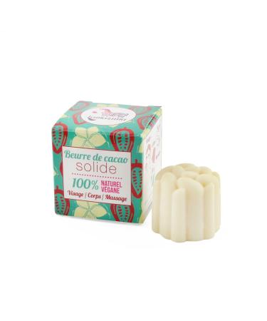 Lamazuna - solid cocoa butter - the extra portion of care for the entire body - suitable for massages - gives a nourishing protective film - handmade - leaves a pleasant 25g