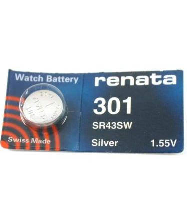 Renata 301 SR43SW Watch Battery Batteries