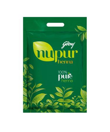 Nupur Henna with 9 Herbs for Silky & Shiny Hair - 400g | International Shipping Available - Buy Online on GoSupps.com