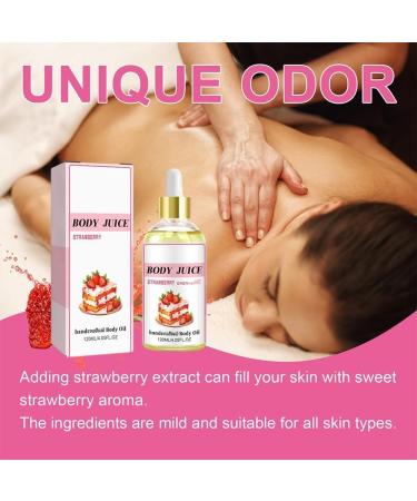 IFFANY Wild Plus Body Care Oil Body Juice Oil Strawberry Scent Handmade Suitable for Women with Dry Skin - Buy Online on GoSupps.com