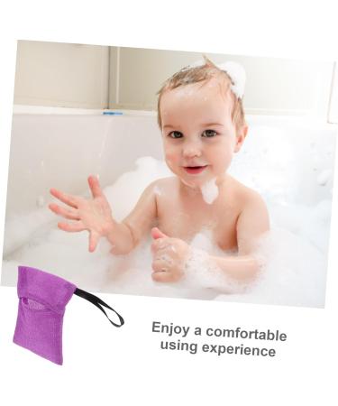 minkissy Bath Bag Shampoo Soap Cleansing Nylon Purple Gloves - Buy Online on GoSupps.com