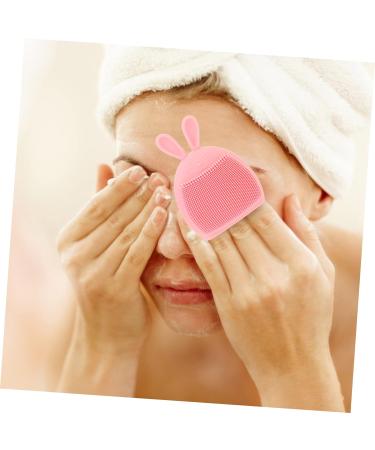 FOMIYES 28 Pcs Rabbit Ears Facial Brush Facial Cleansing Brush Handheld Massagers Hand Held Massager Portable Massager Face Cleaning Brush Silica Gel Miss Household Massage Brush Light Pinkx7pcs 7.5x7.5cmx7pcs - Buy Online on GoSupps.com