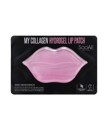 Soo Ae My Collagen Hydrogel Lip Patch - 5 Pcs | Anti-Aging Moisturizing Lip Mask with Berry Extracts | Korean Beauty & Firming Treatment Before Makeup - Buy Online on GoSupps.com