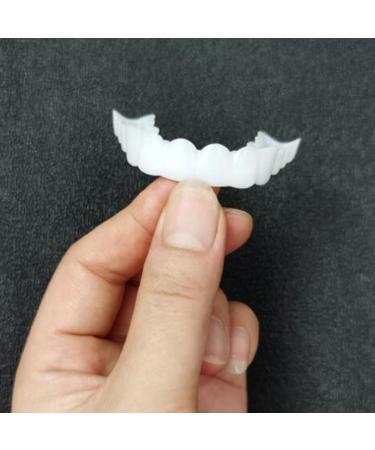 10 Set Resin Teeth Veneers - Comfortable Removable Upper Dentures | Reusable Tooth Covers - Buy Online on GoSupps.com