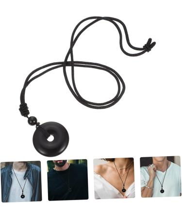 Shop Minkissy 4-Piece Obsidian & Amethyst Necklace Set | Safe Buckle & Festival Accessory - International Shipping - Buy Online on GoSupps.com