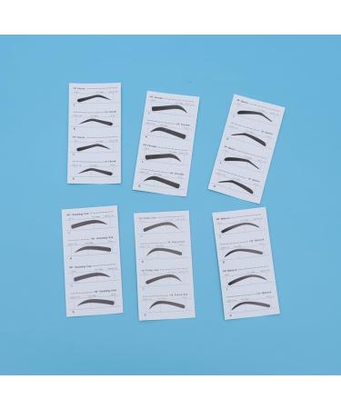Housoutil 4 Sets Stickers Eyebrow Stencil Eyebrow Shaping Template Eyebrow Moulds Tool Cosmetic Eyebrow Card - Buy Online on GoSupps.com