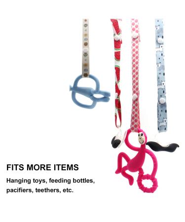 Adjustable Toy Belt Holder for Babies & Children - 4 Pack Stroller Pacifier & Bottle Holder Compatible with Car Seats & Sports Cars - Buy Online on GoSupps.com