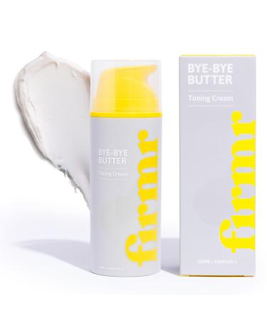firmr Bye-Bye Butter Toning Cream - Cellulite Removal & Stretch Mark Cream with Celery Stem Cells - Naturally Hydrates Retains Moisture Boosts Elasticity Strengthens Skin Barrier 4.06 fl.oz/120ml