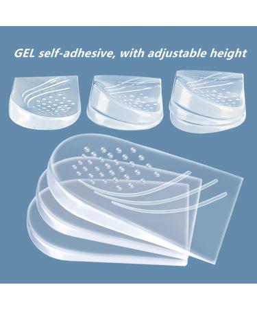 3 Layers Adjustable Heel Correction Insoles for Supination & Pronation - Foot Alignment Support (Transparent L: 8-12 Women 7.5-14 Men) - International Shipping Available - Buy Online on GoSupps.com