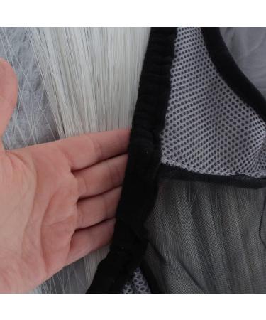 Buy BUSSE Fly Mask Fly Cover FRANSEN - Grey/Black for Thoroughbreds | International Shipping Available - Buy Online on GoSupps.com