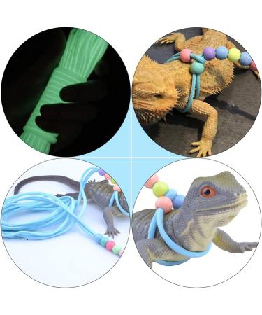 Balacoo Bearded Dragon Leash Adjustable Lizard Harness Adjustable Safety Walking Leash for Reptiles Amphibians Small Pet Animals - Buy Online on GoSupps.com