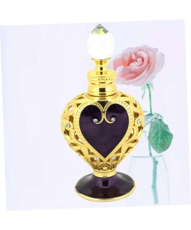 Housoutil 1pc Glass Perfume Bottle Mini Perfumes Mini Perfume Bottle Ornament Container Pocket Perfume Heart Alloy Bottle Toiletry Containers Dropper Bottle Travel Vintage - Buy Online on GoSupps.com