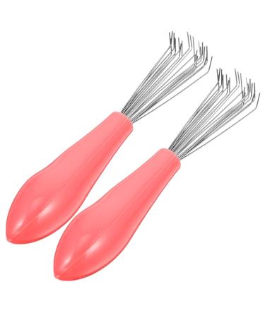 PLAFOPE Lot De 2 Peignes De Nettoyage Pour Enlever Poils Et Peluches Couleur Al atoire
