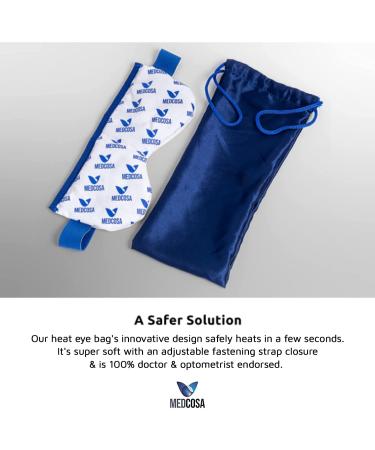 Medcosa Moist Heat Eye Bag - Soothing Heated Eye Mask for Dry Eyes & Migraines - Buy Online on GoSupps.com