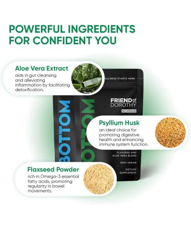 FRIEND OF DOROTHY Digestive Wellness & Volume Bundle Improve Your Confidence for Bottoming and Increase Volume - 90 Fiber Capsules & 60 CM Gummies - Buy Online on GoSupps.com