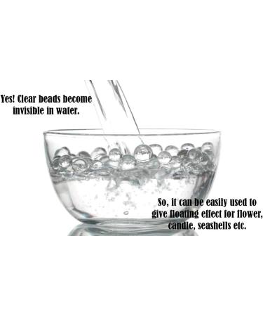20,000 SooperBeads Clear Vase Filler Gems for Wedding Centerpieces & Decor - Water Growing Gel Pearls for Plants, Sensory Play & more - Buy Online on GoSupps.com