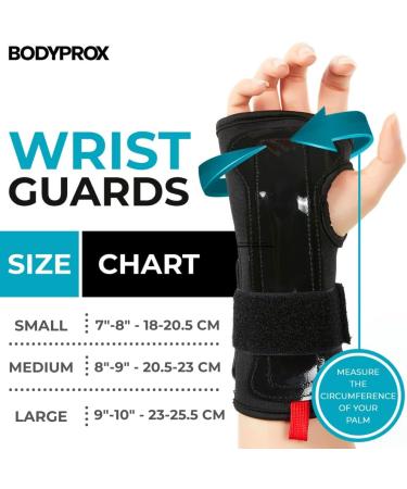 Wrist Guards (1 Pair) for Snowboarding  Skateboarding and Rollerblade  Sports Protection Wrist Guard Small - Buy Online on GoSupps.com