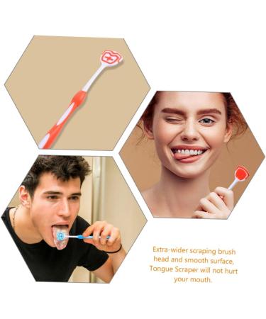 Housoutil Portable Tongue Cleaner Brush - Effective Scraping Tool for At-Home Oral Hygiene - Buy Online on GoSupps.com