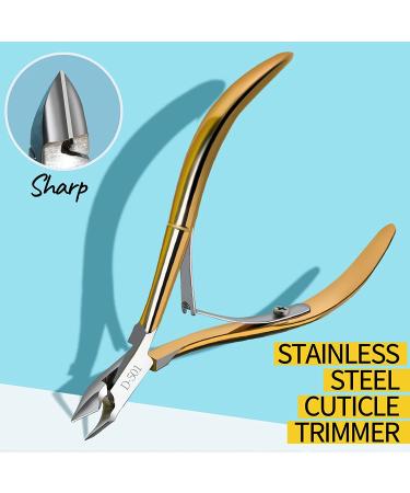 Cuticle Remover Tools Set - Trimmer, Pusher, Softener, Oil, File, Nipper for Nail Care by Teenitor - Buy Online on GoSupps.com