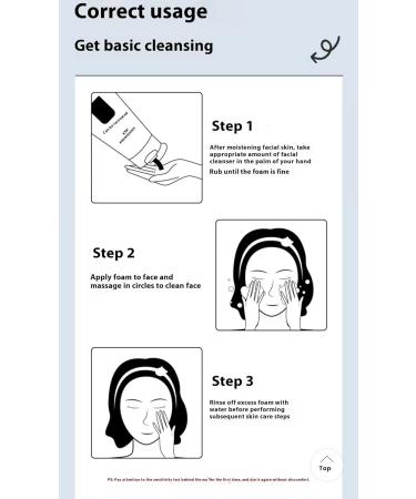 sharkgo Amino Acid Facial Cleanser Collagen Face Wash Gentle Cleansing Milk 3.5 oz - Buy Online on GoSupps.com