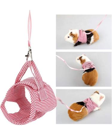 HEEPDD Small Animal Dishes & Leash for Guinea Pigs Squirrels Hedgehogs Chinchillas - Red L | Durable Pet Clothing & Accessories - Buy Online on GoSupps.com