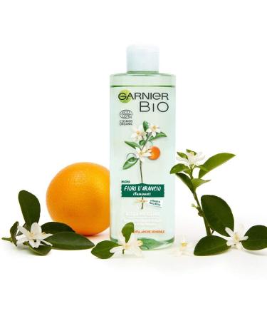 Garnier Bio Micellar Water with Orange Blossoms - 400ml | Organic Barley & Glycerin | International Shipping - Buy Online on GoSupps.com