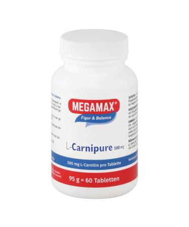 MEGAMAX L-CARNIPURE 500 mg - Ideal for figure training with 500 mg Carnipure per serving Vegan